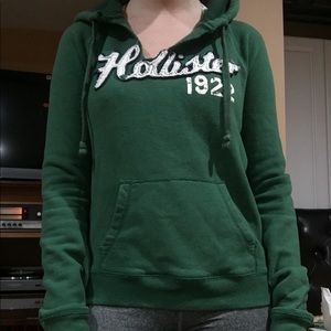 Green Hollister Hoodie